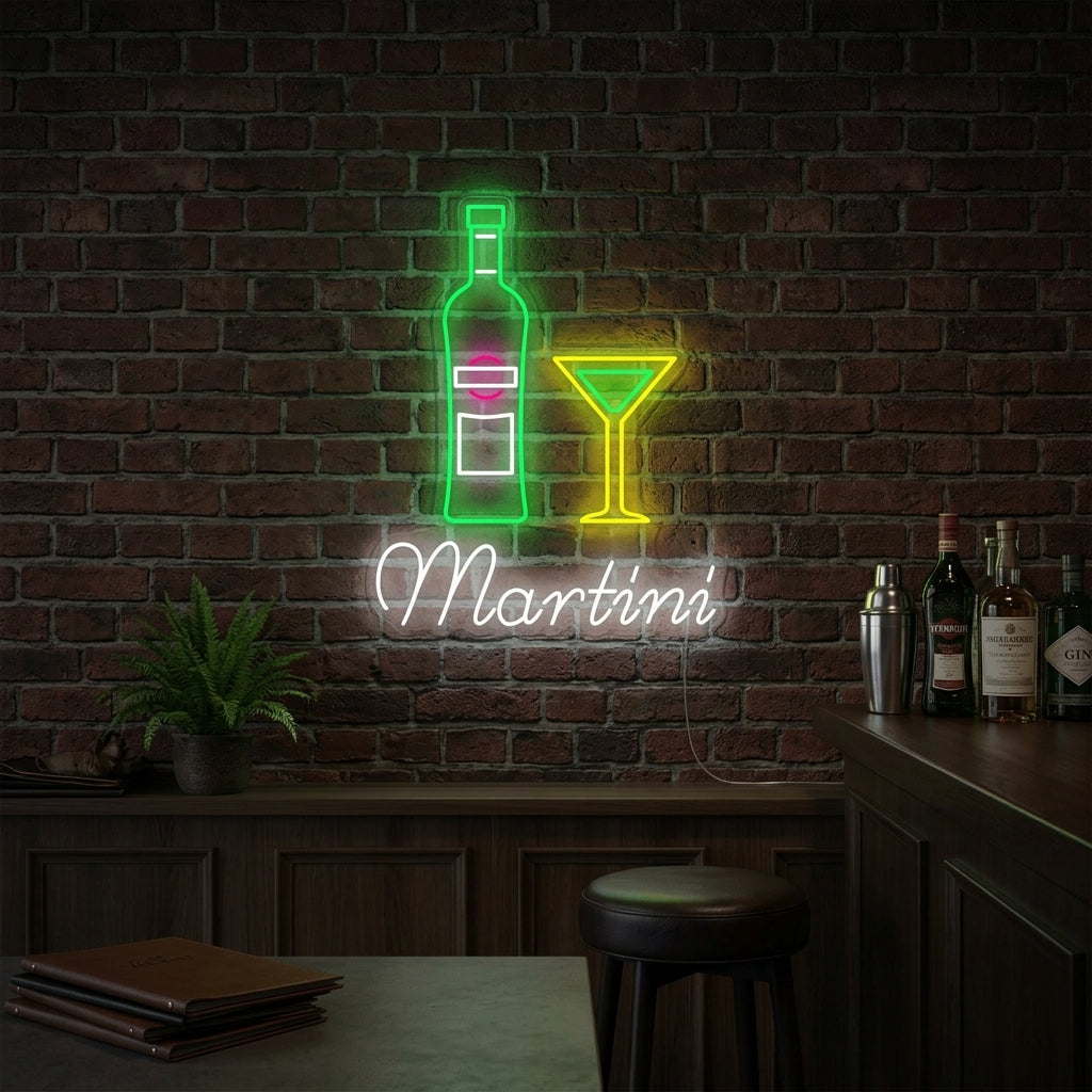 "Martini" Neonkyltti