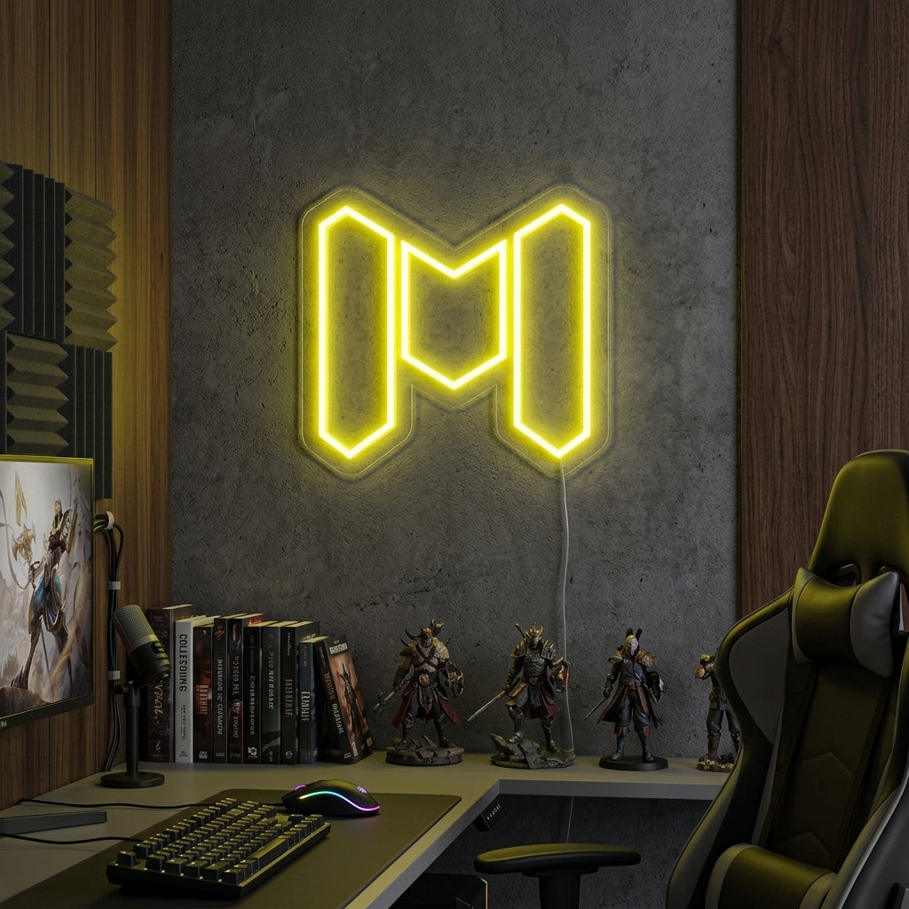 "Duty, Gamer Room Decor" Neonkyltti