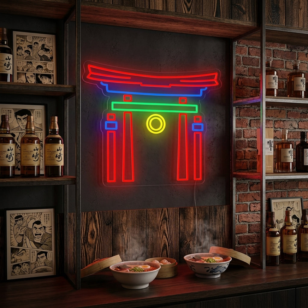 "Japanilainen Torii-Portti" Neonkyltti