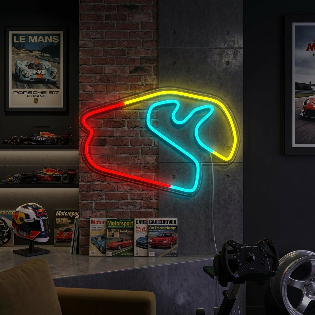 "Brasilian F1-Kilpailu" Neonkyltti