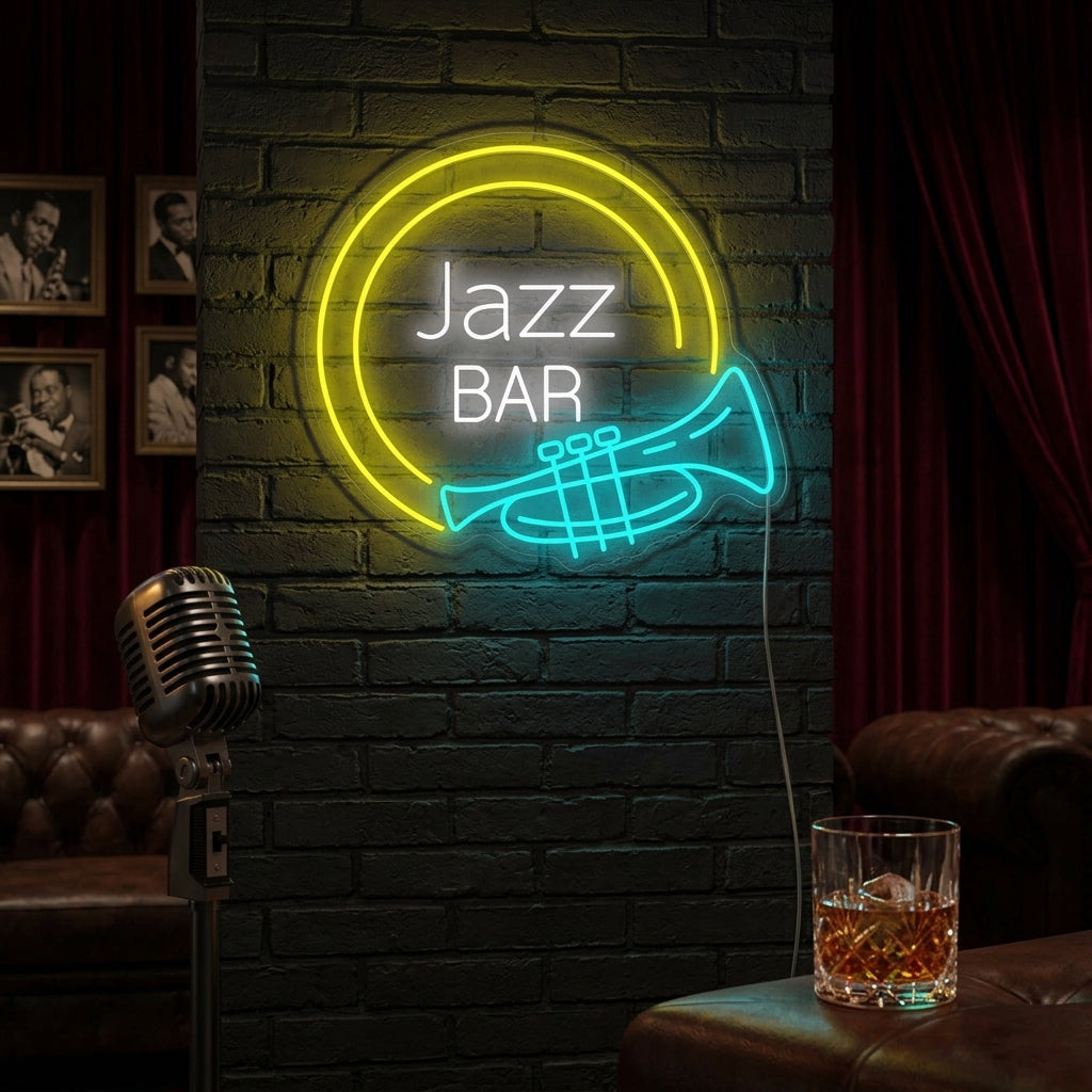 "Jazz Bar" Neonkyltti