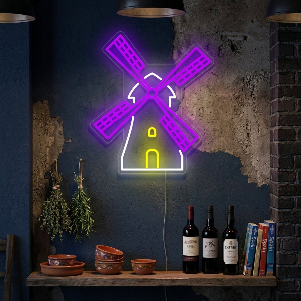 "Espanja Consuegra" Neonkyltti