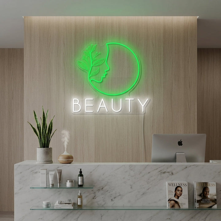 "Kauneus Spa Logo" Neonkyltti
