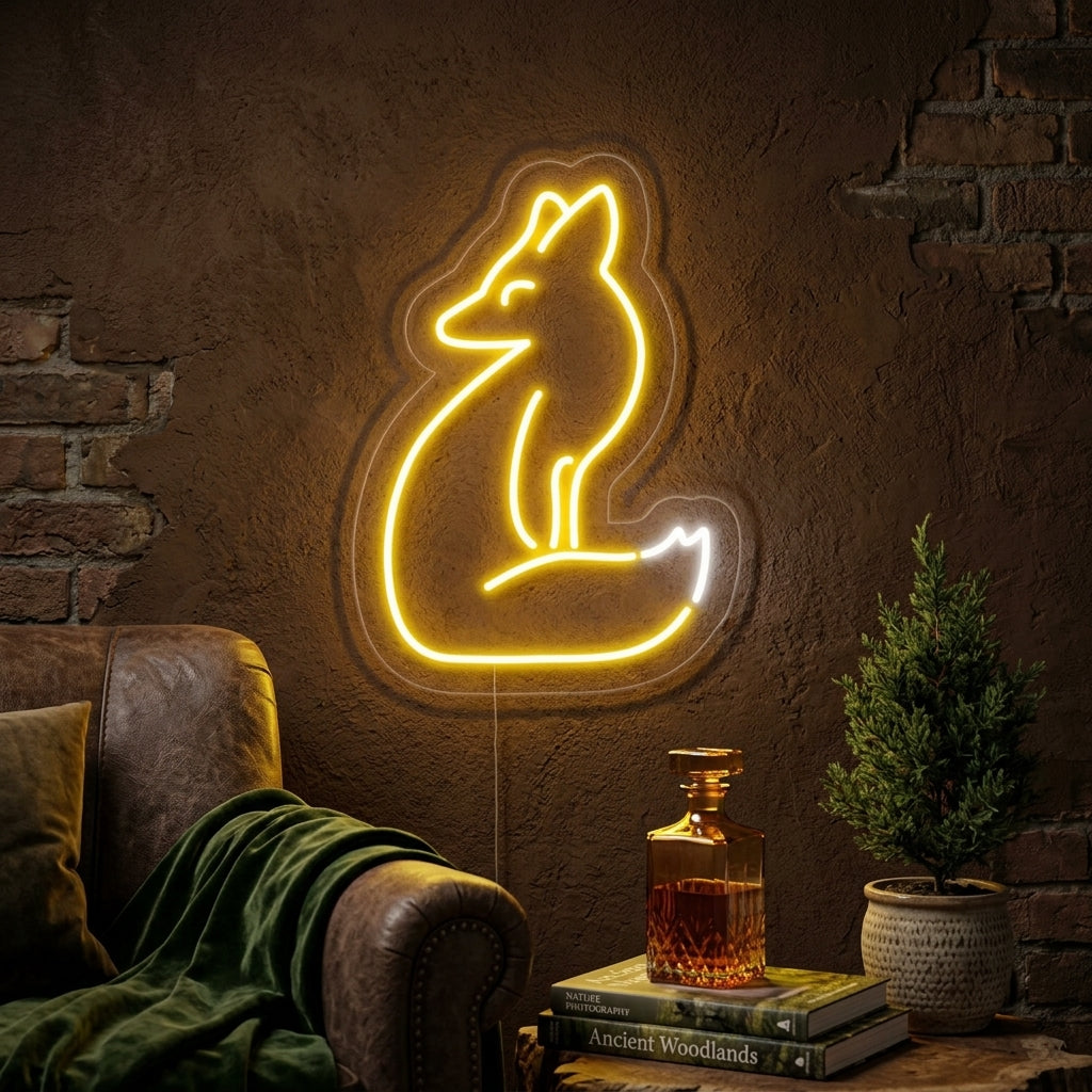 "Kettu" Neonkyltti