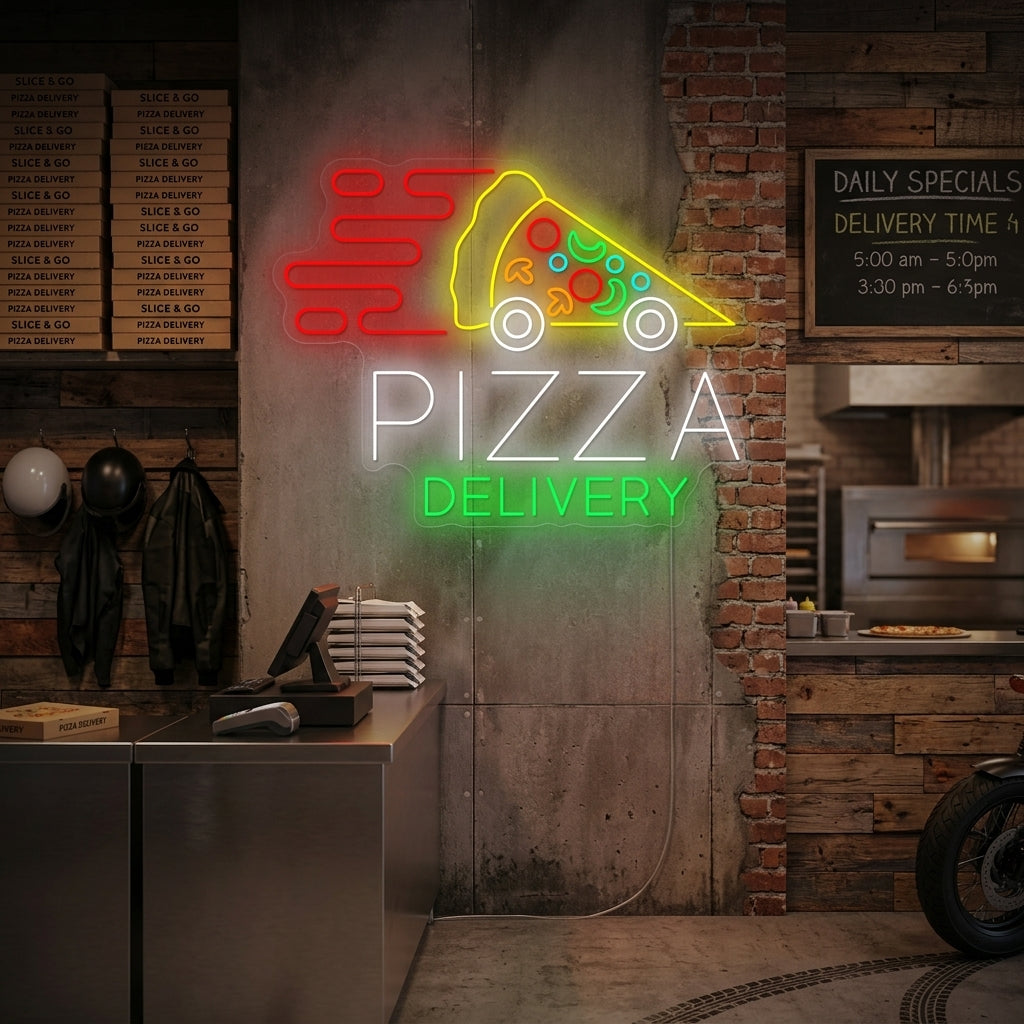 "Pizza Delivery" Neonkyltti