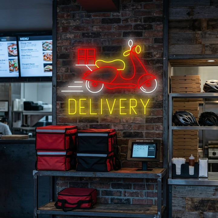 "Food Delivery" Neonkyltti