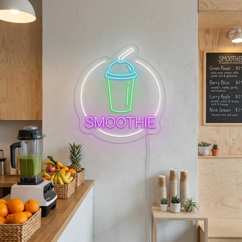 "Smoothie" Neonkyltti