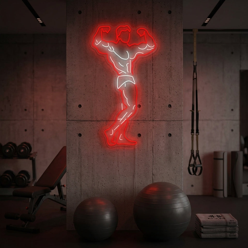 "Gym Hero" Neonkyltti