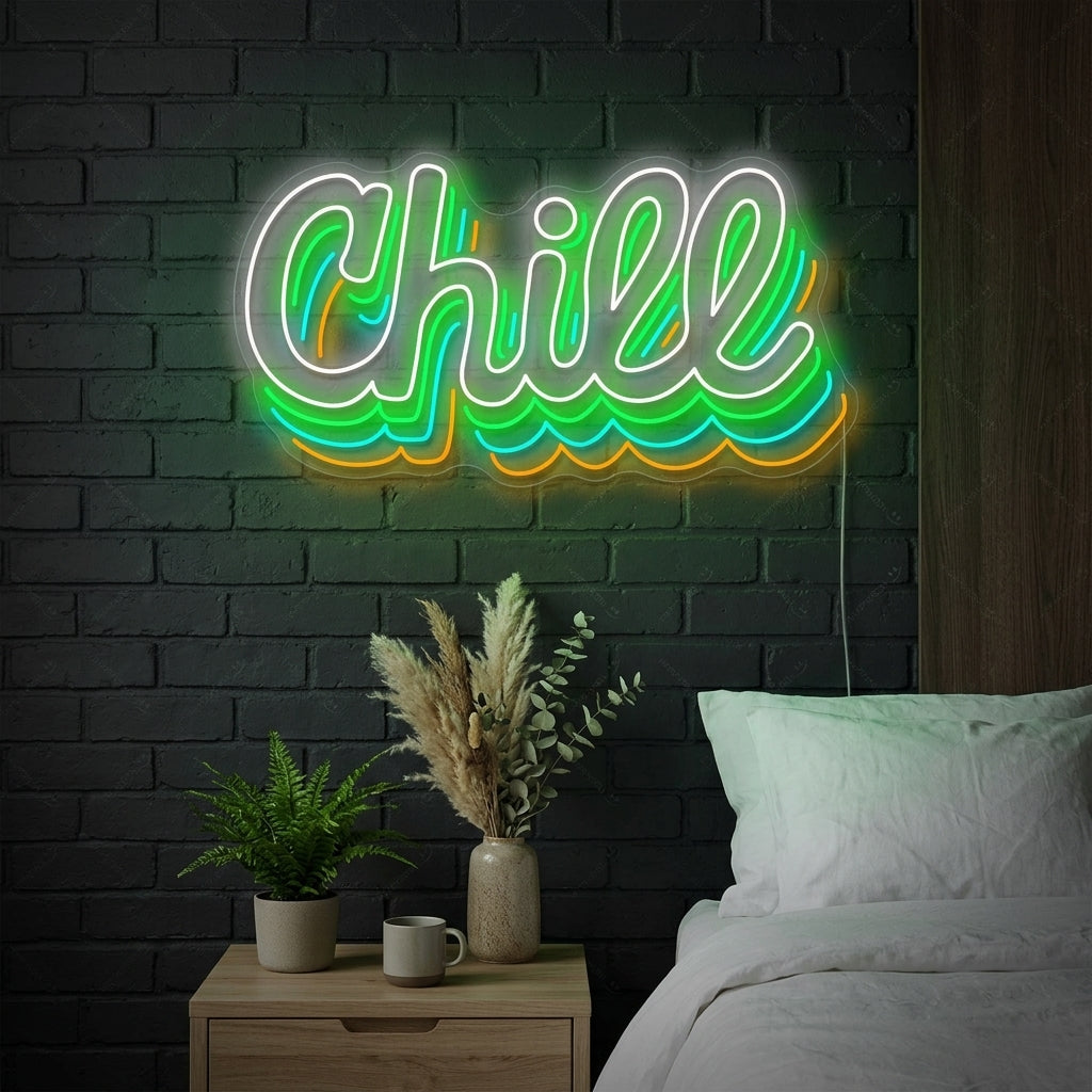 "Chill" Neonkyltti