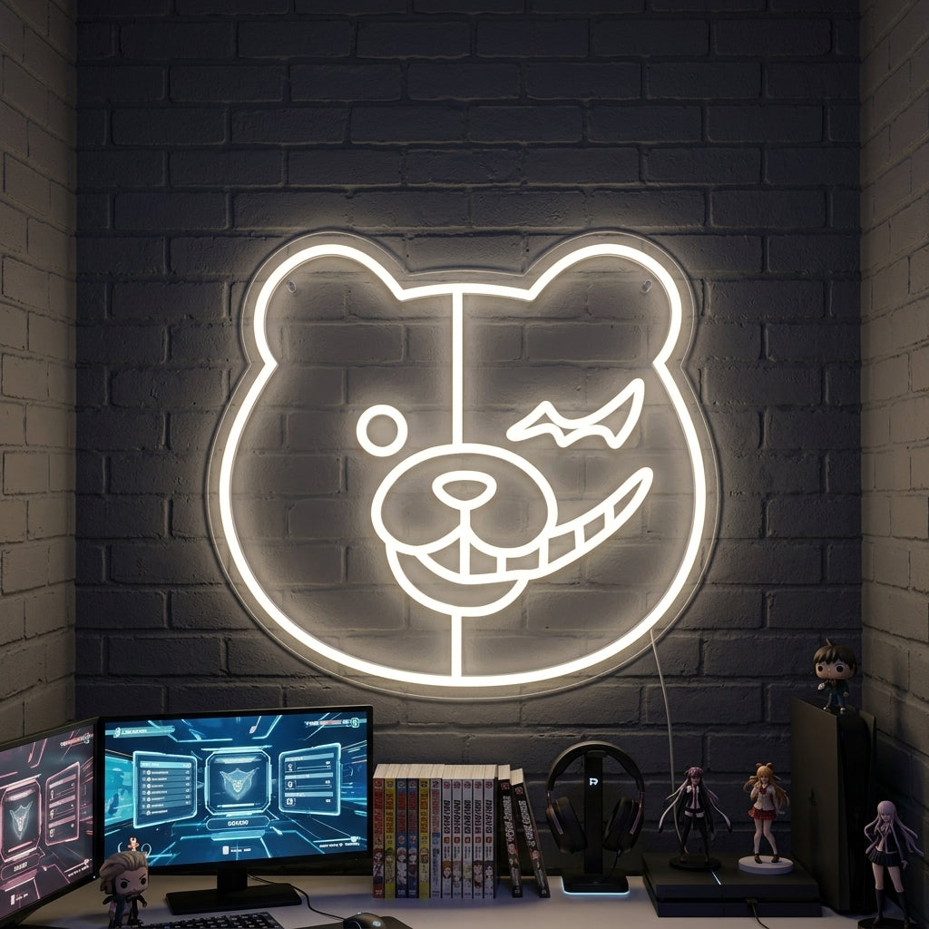 "Monokuma" Neonkyltti
