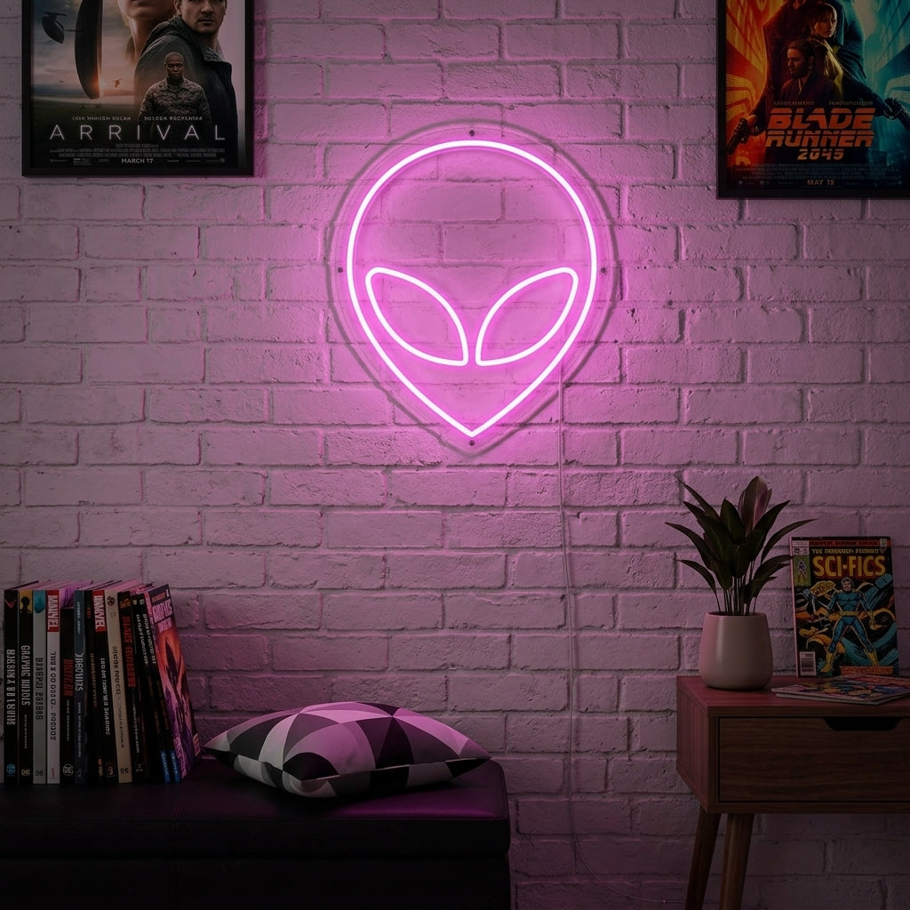 "Alien" Neonkyltti