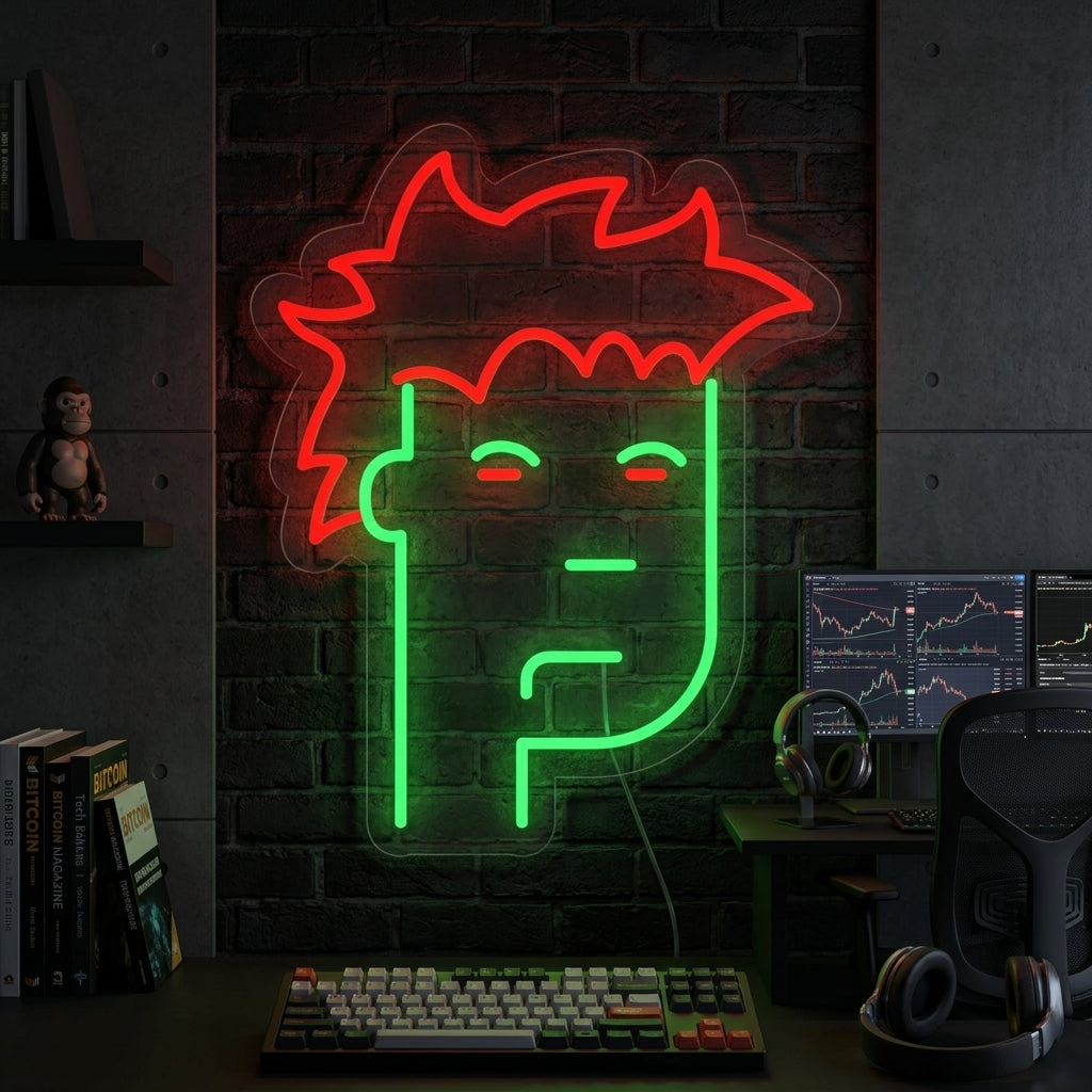 "NTD-Apina" Neonkyltti