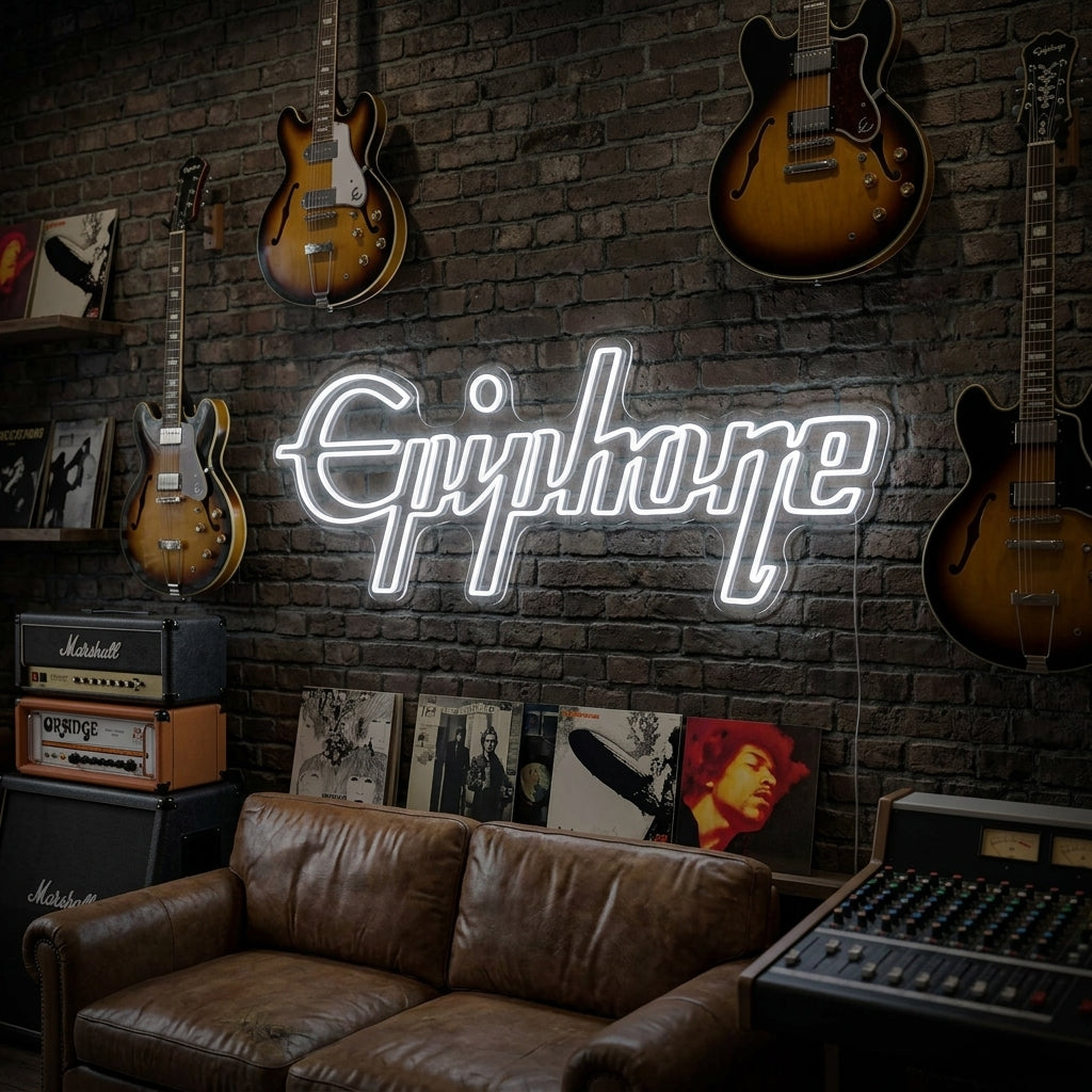 "Epiphone" Neonkyltti