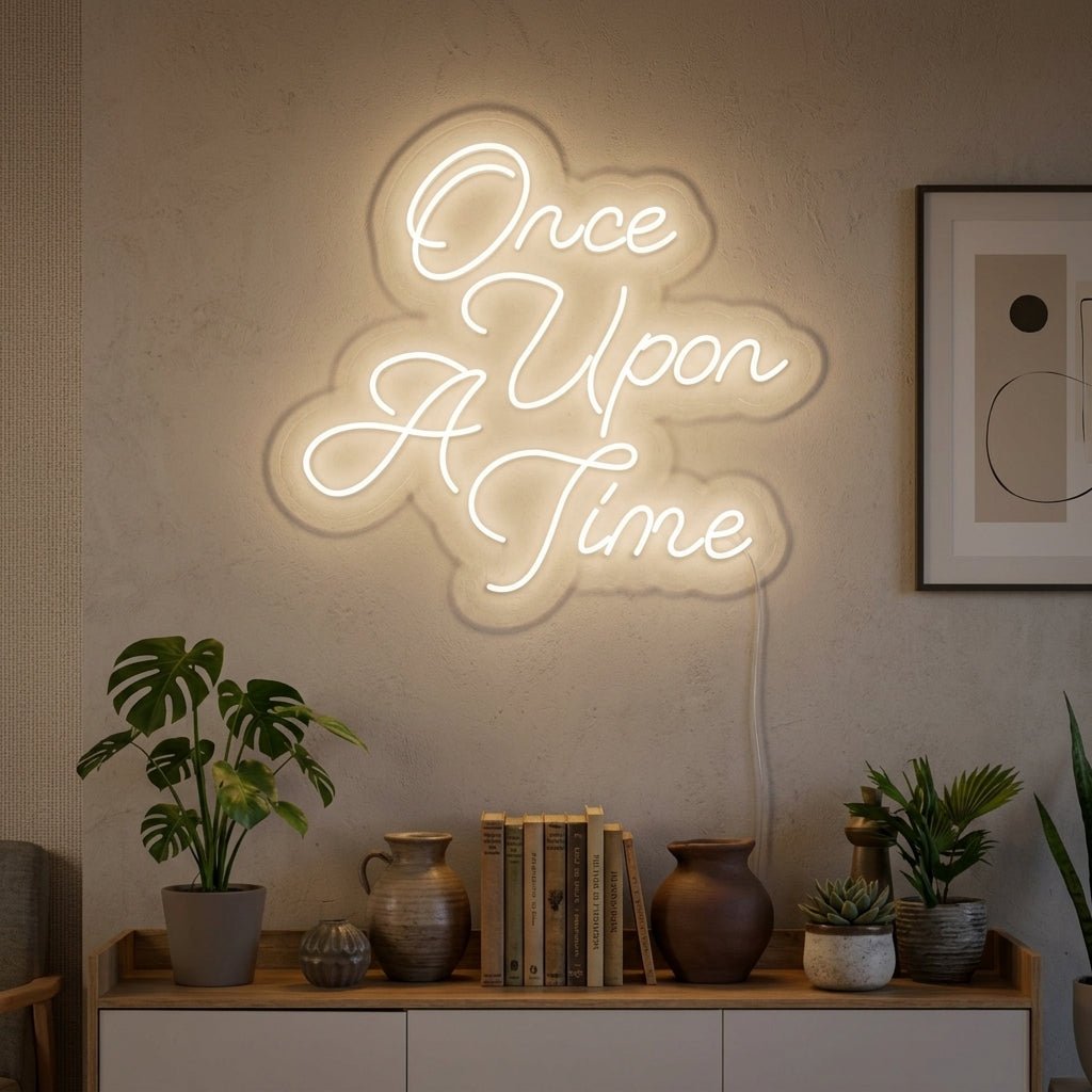 "Once Upon A Time" Neonkyltti
