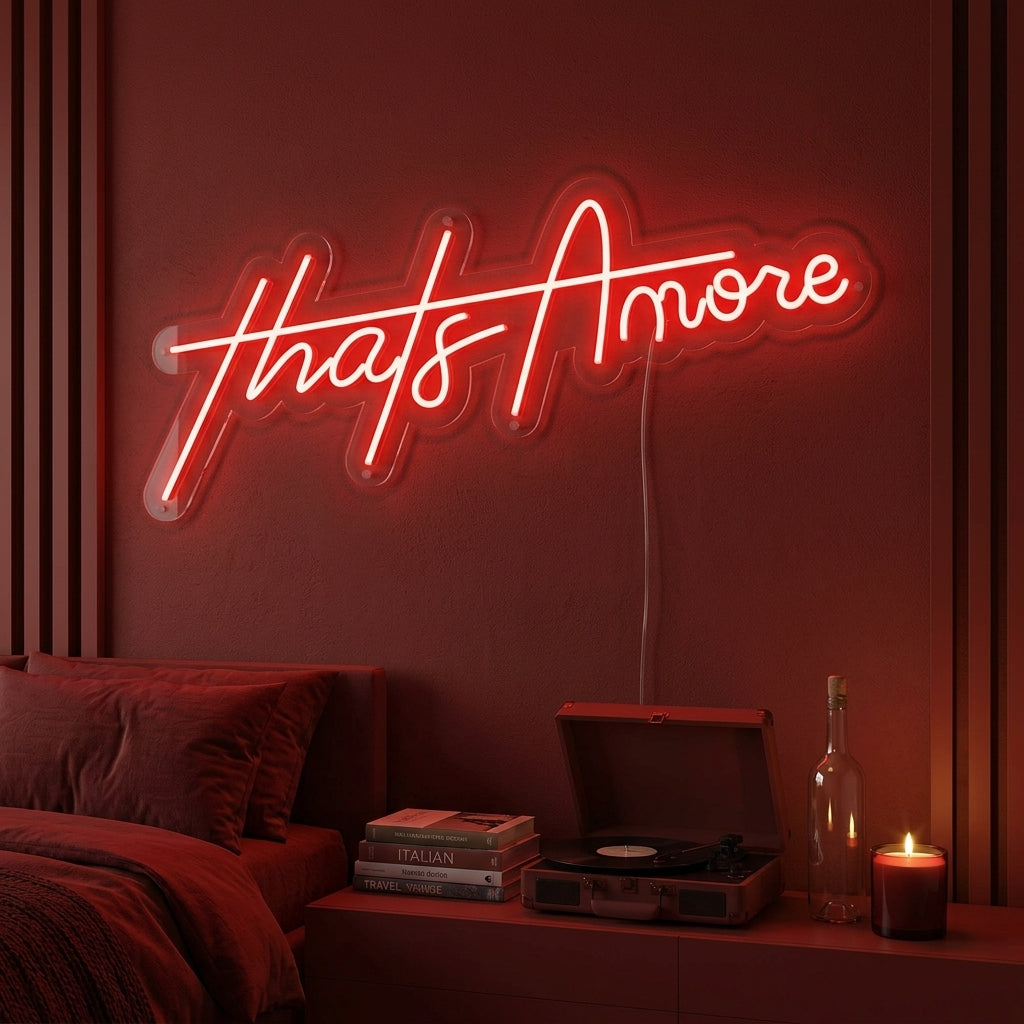 "Thats Amore" Neonkyltti