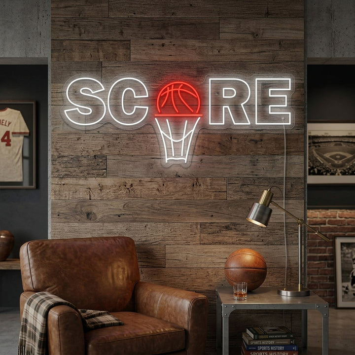"Koripallo Score" Neonkyltti