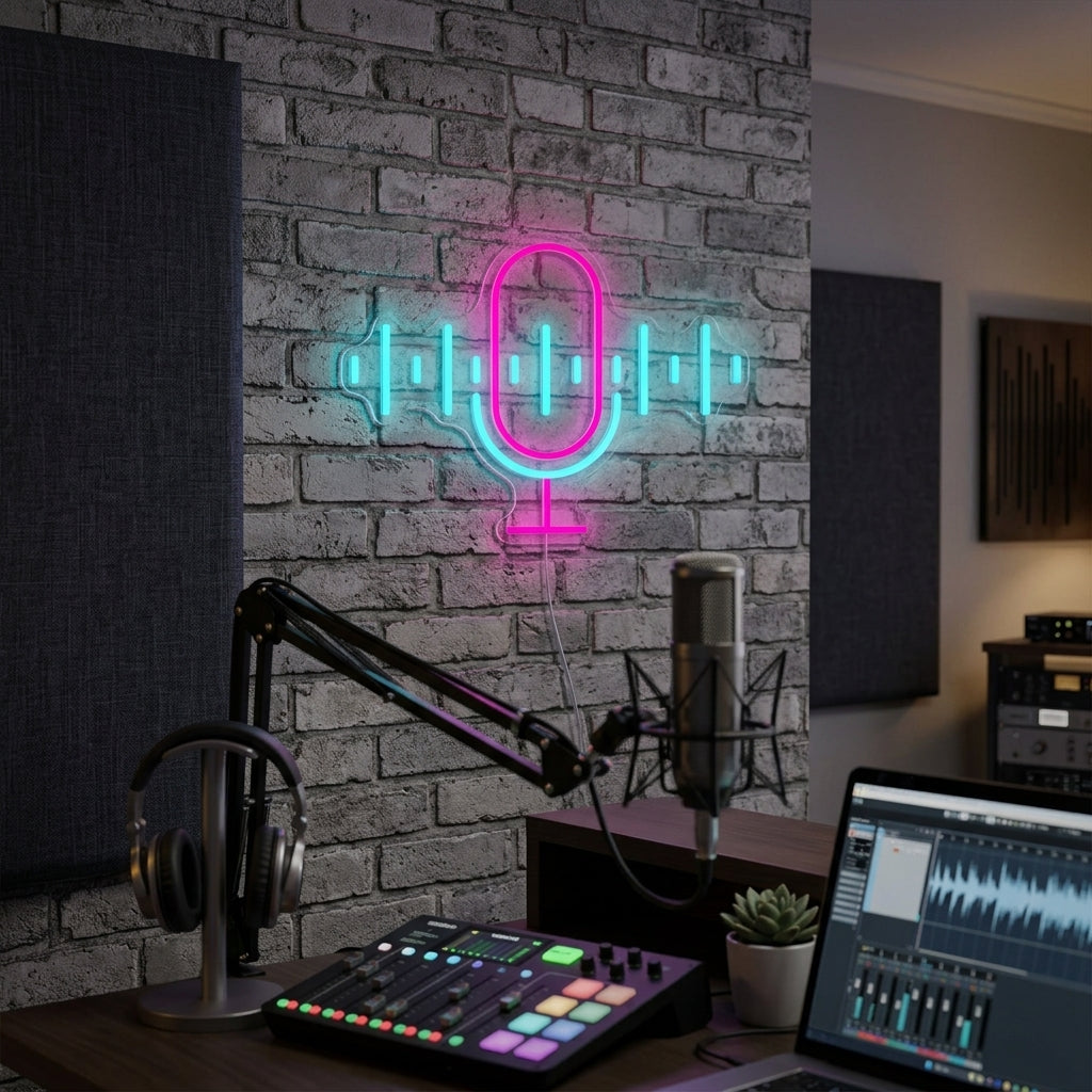 "Podcast" Neonkyltti