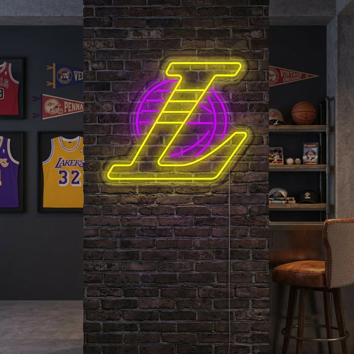"La koripallojoukkueen logo" Neonkyltti