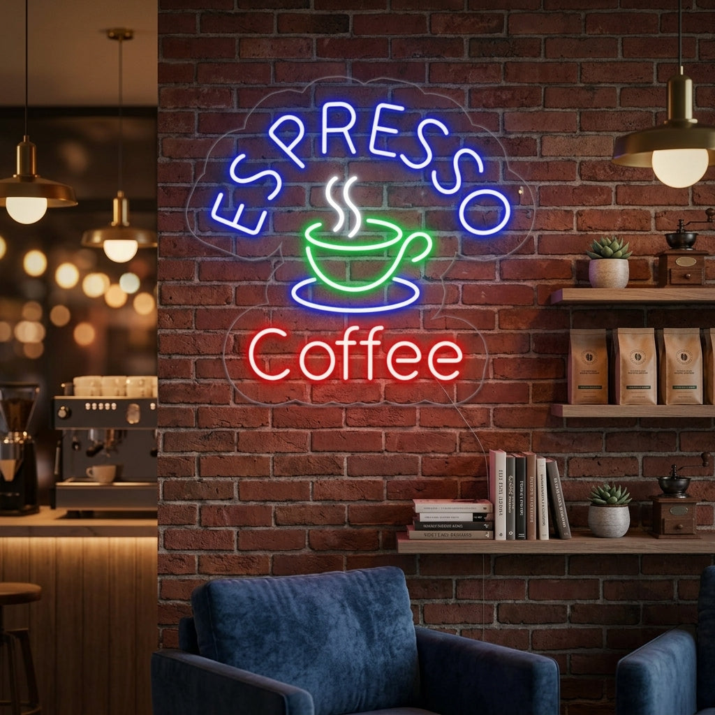 "Espresso Coffee" Neonkyltti
