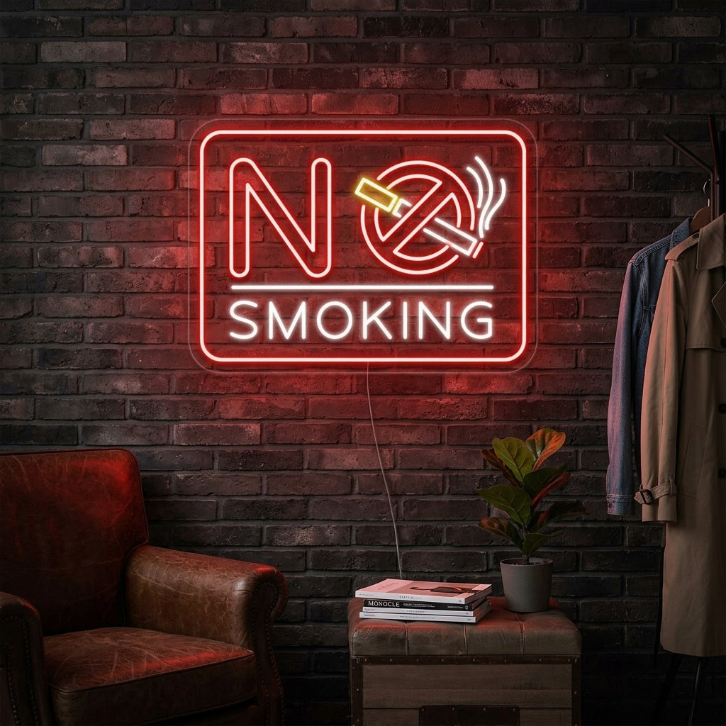 "No Smoking" Neonkyltti
