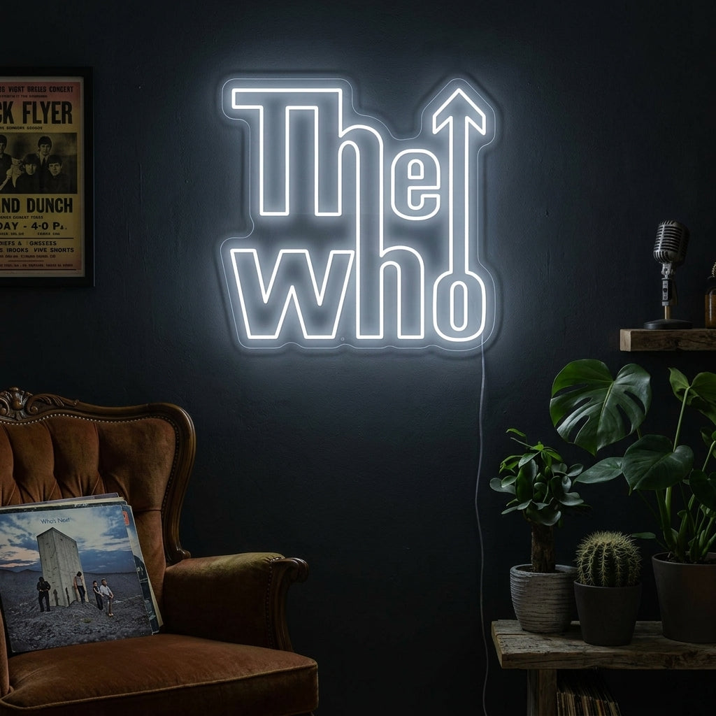 "The Who" Neonkyltti