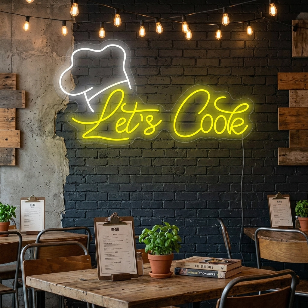 "Let's Cook" Neonkyltti