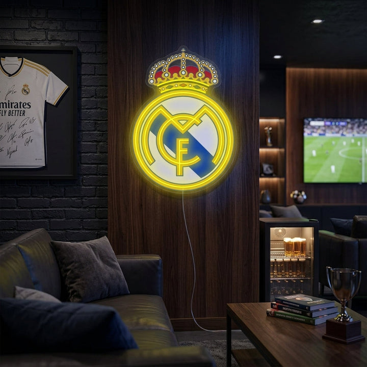 "Real Madrid logo" Neonkyltti