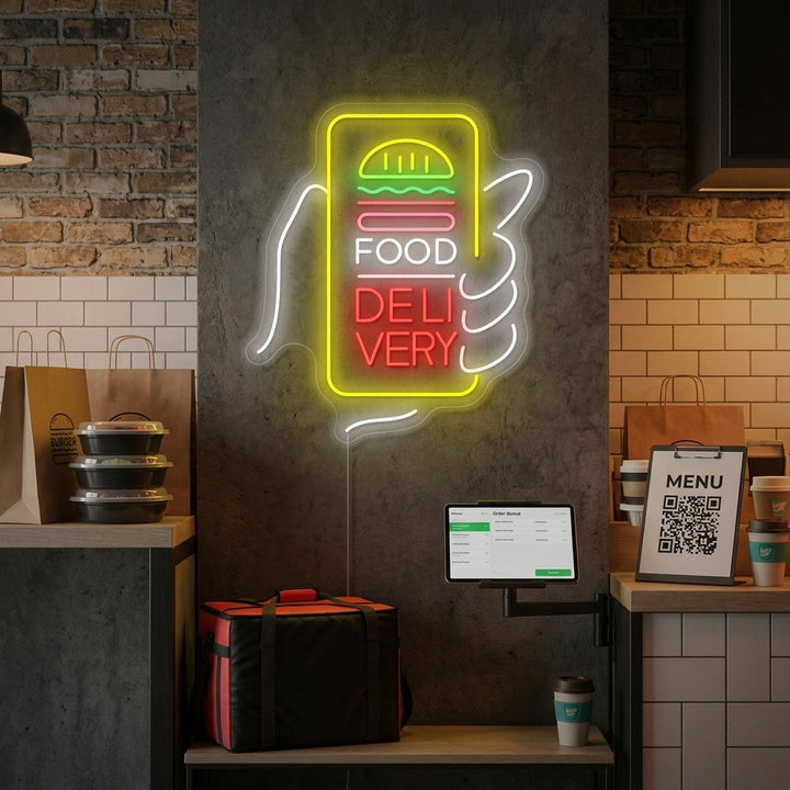 "Food Delivery" Neonkyltti