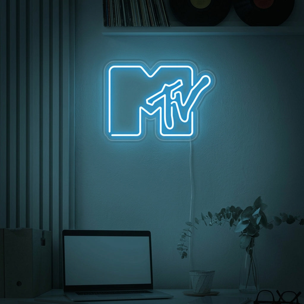 "MTV logo" Neonkyltti