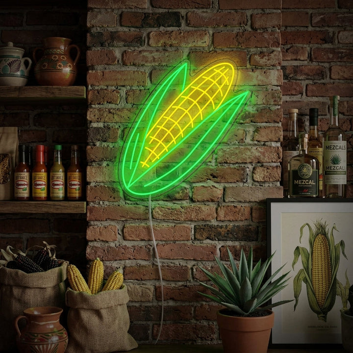 "Corn" Neonkyltti