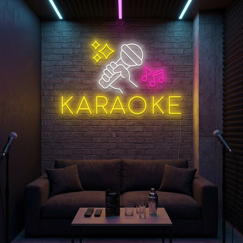 "Karaoke" Neonkyltti