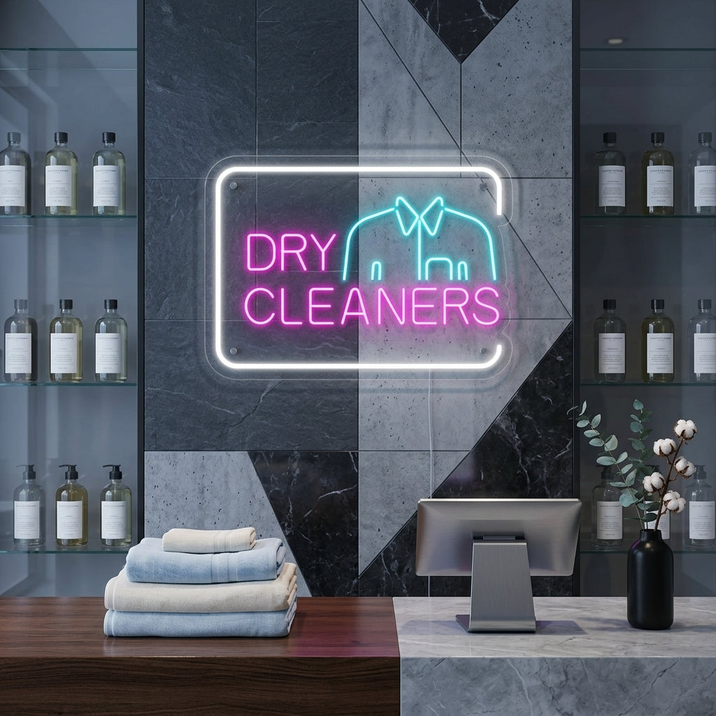 "Dry Cleaners" Neonkyltti
