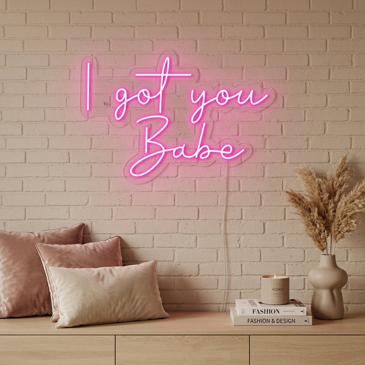 "I Got You Babe" Neonkyltti