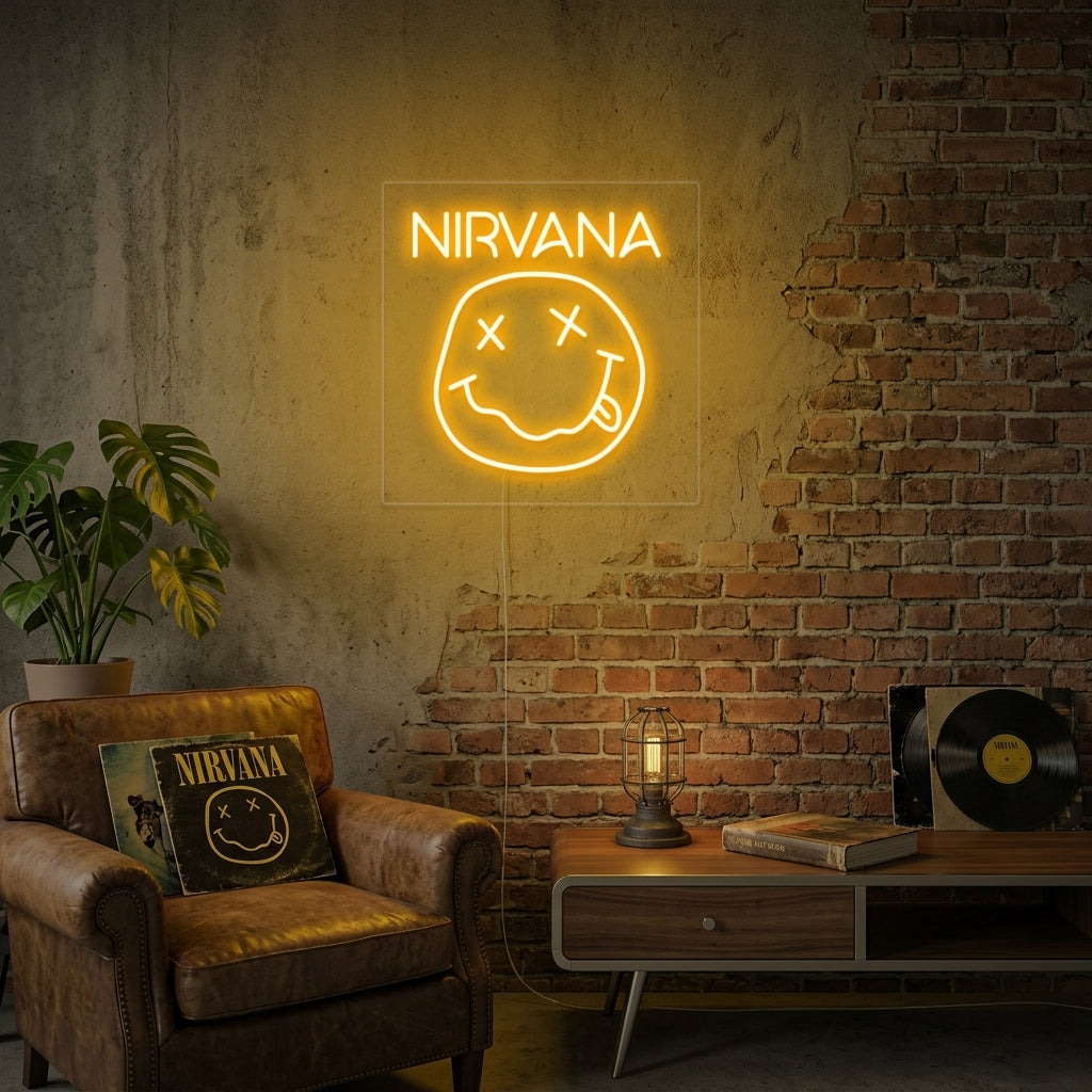 "Nirvana" Neonkyltti