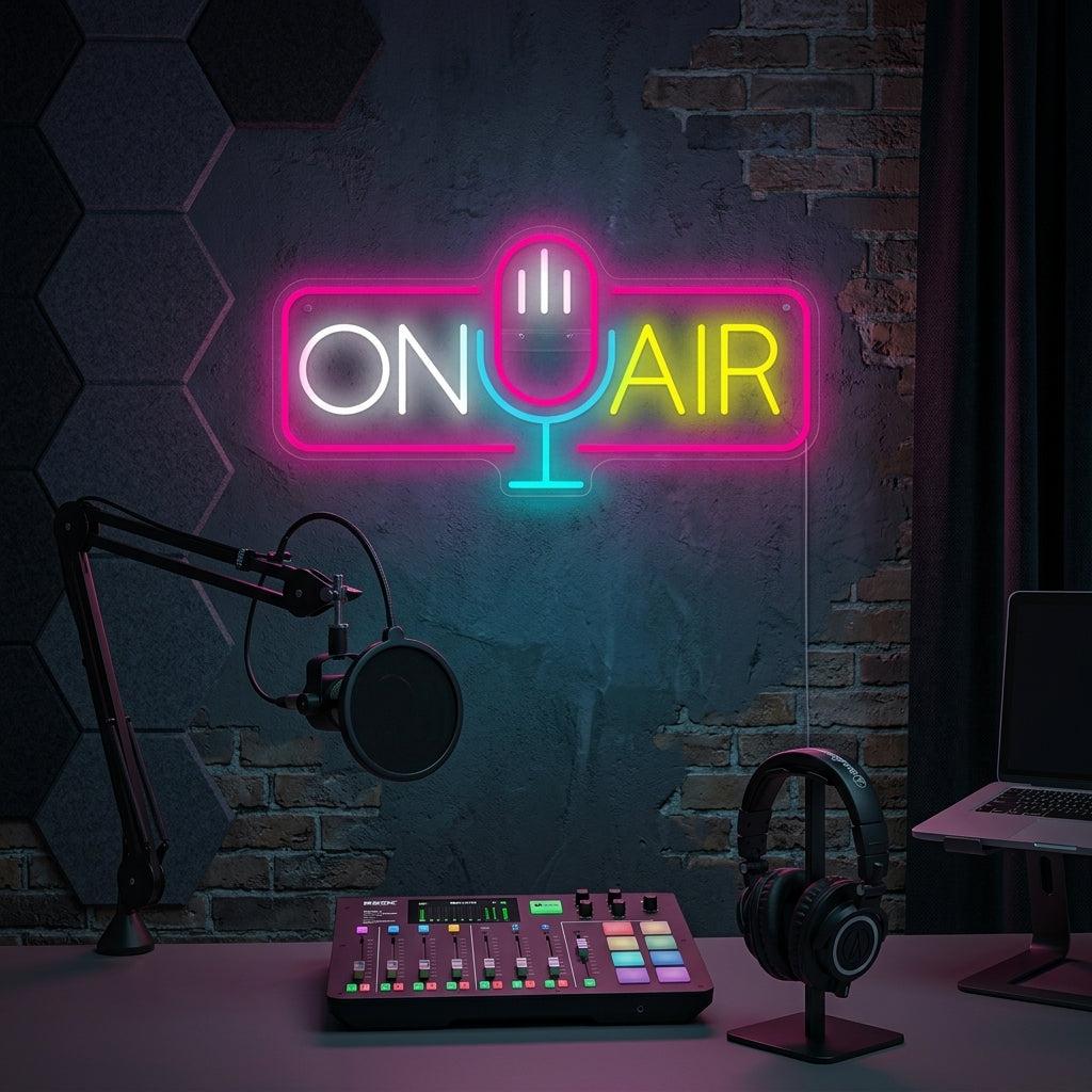 "On Air" Neonkyltti