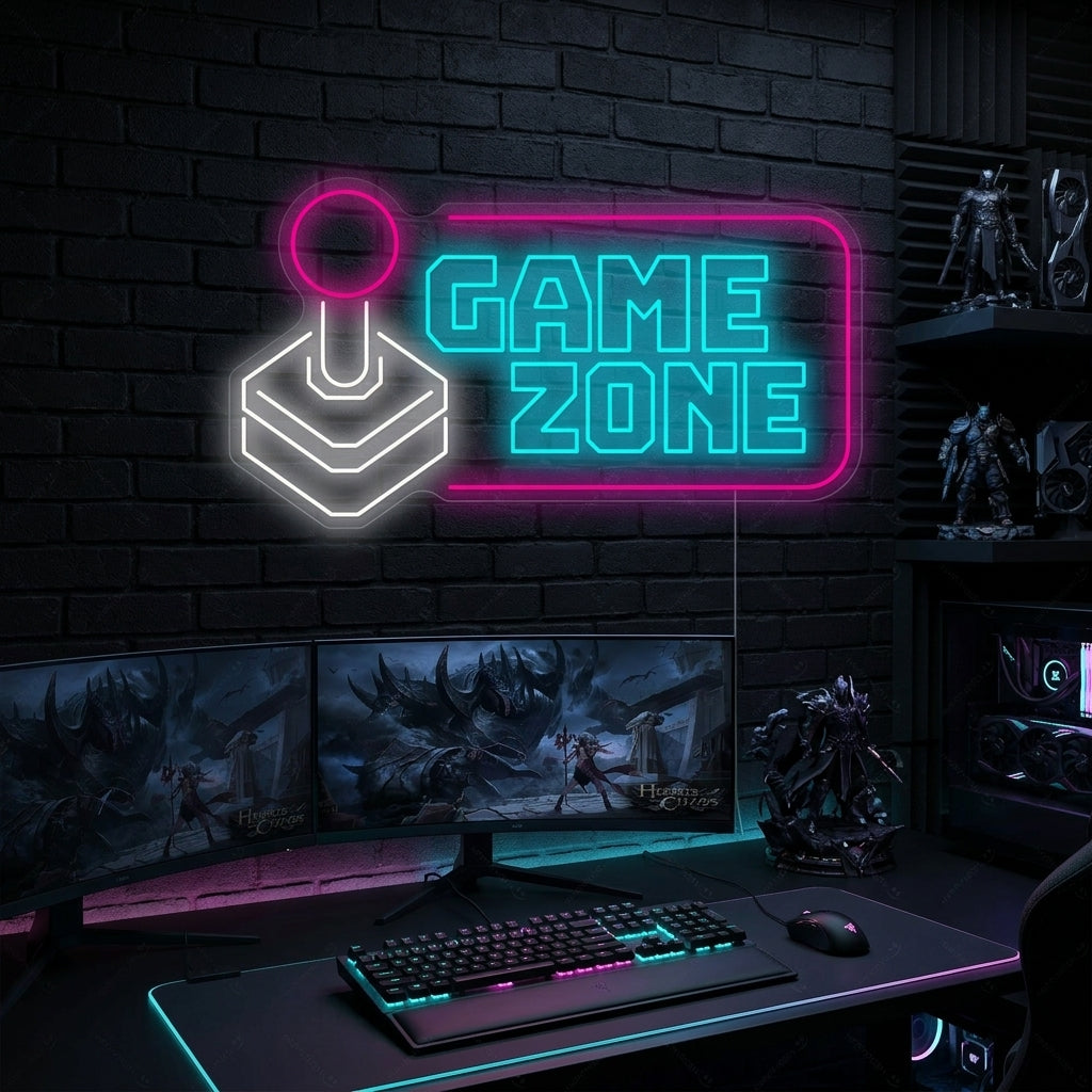 "Game Zone" Neonkyltti