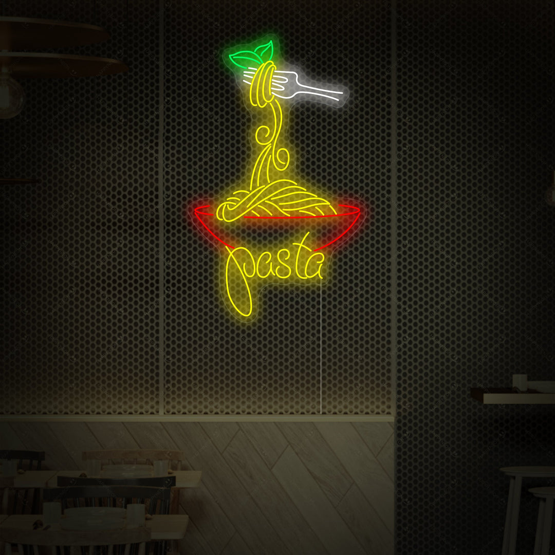 "Italialainen pasta" Neonkyltti