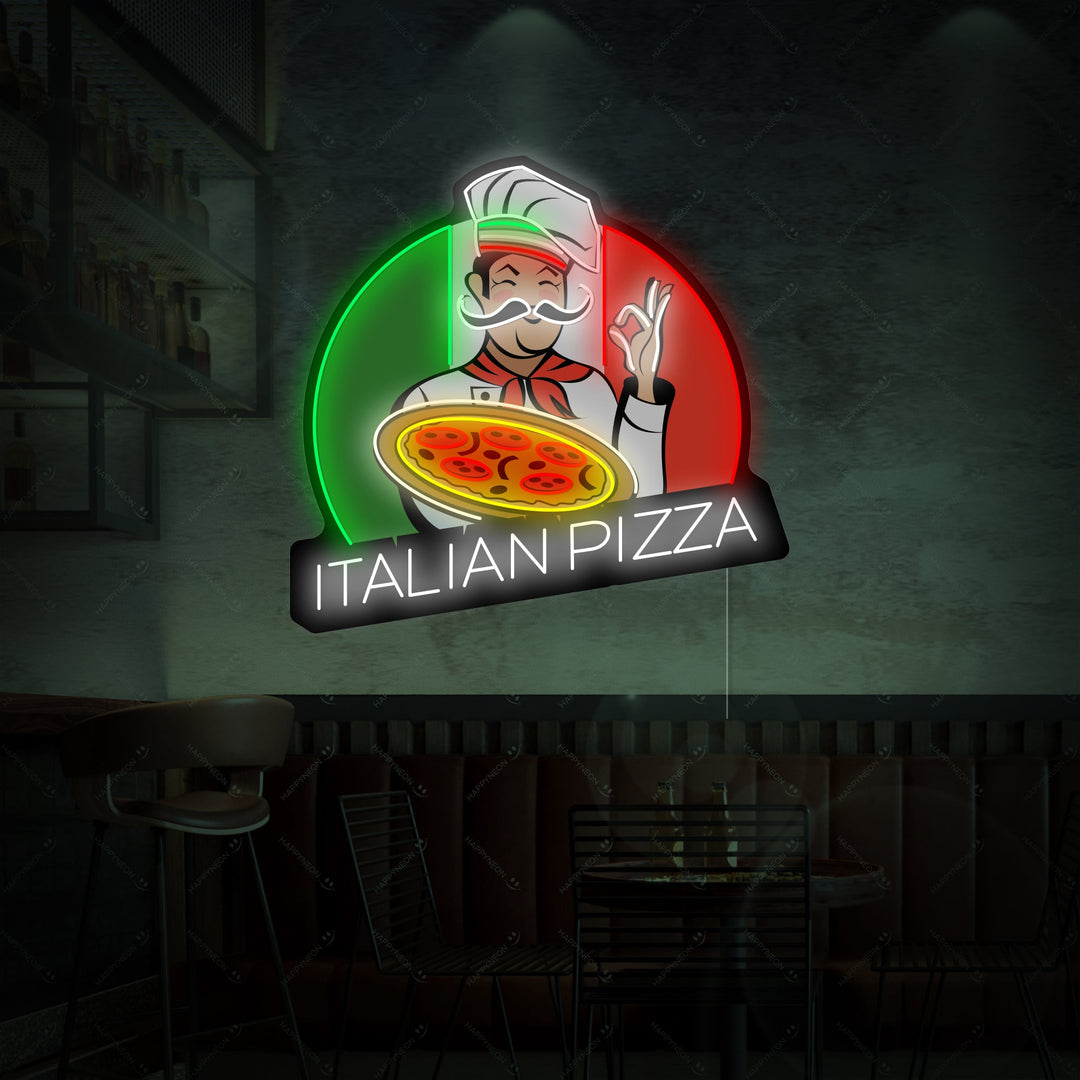 "Italian Pizza" Neonkyltti