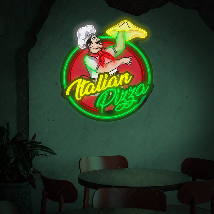 "Italian Pizza" Neonkyltti