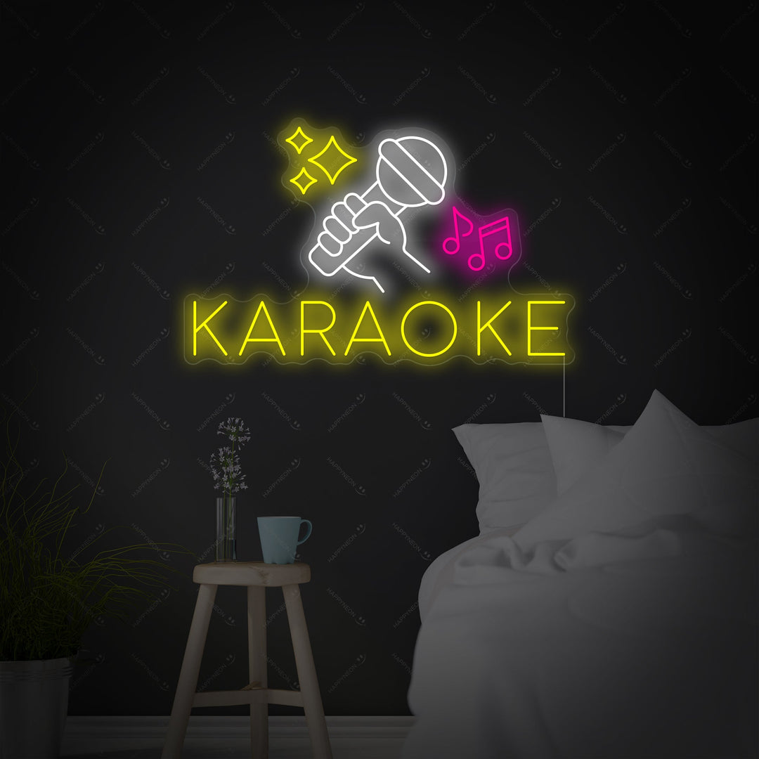 "Karaoke" Neonkyltti