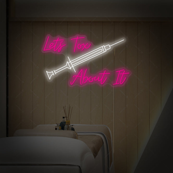 "Lets Tox About It" Neonkyltti