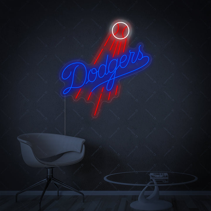 "Los Angeles Dodgers" Neonkyltti