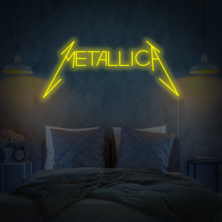 "Metallica" Neonkyltti