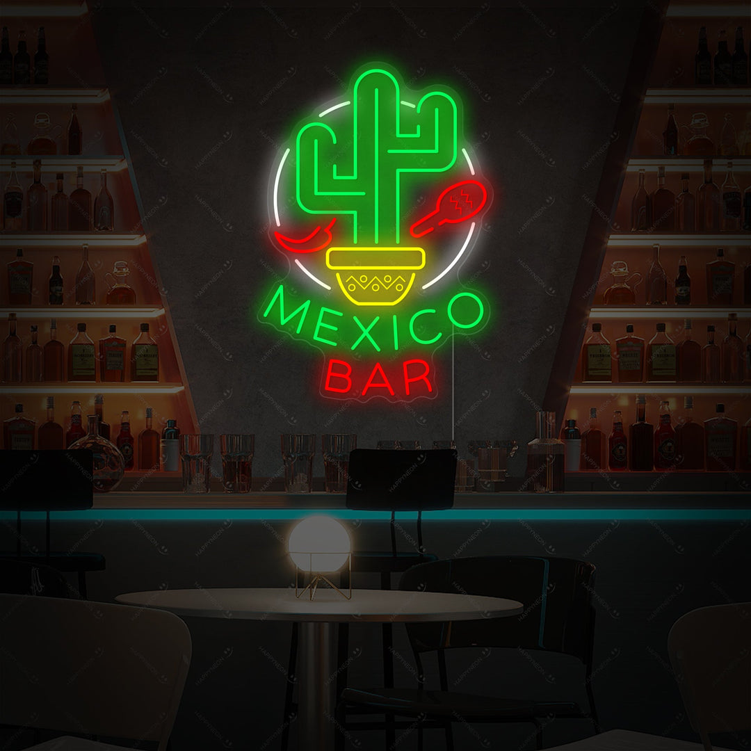 "Mexico Bar" Neonkyltti