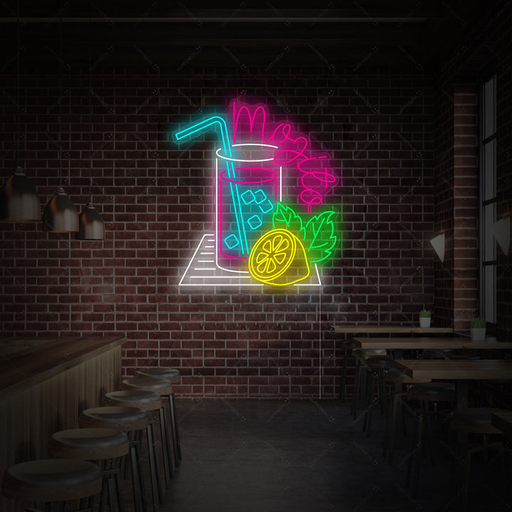 "Mojito" Neonkyltti