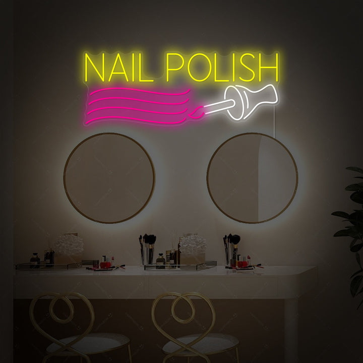 "Nail Polish" Neonkyltti