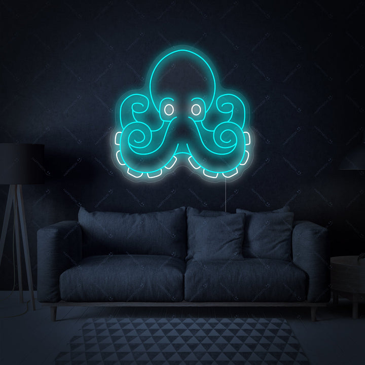 "Mustekala" Neonkyltti
