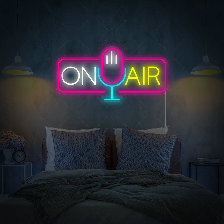 "On Air" Neonkyltti