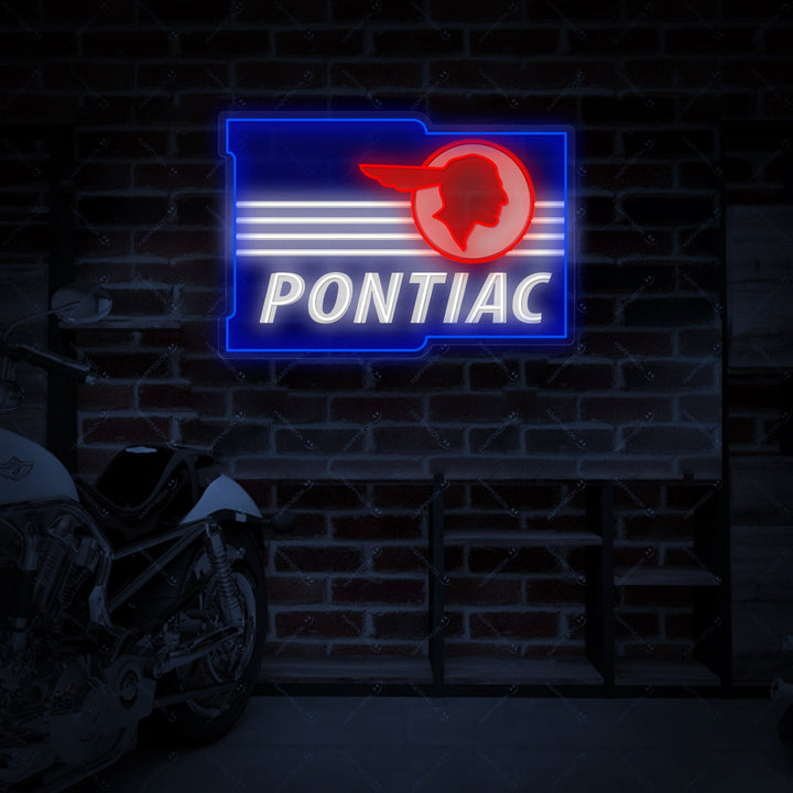 "Ponti-Car" Neonkyltti