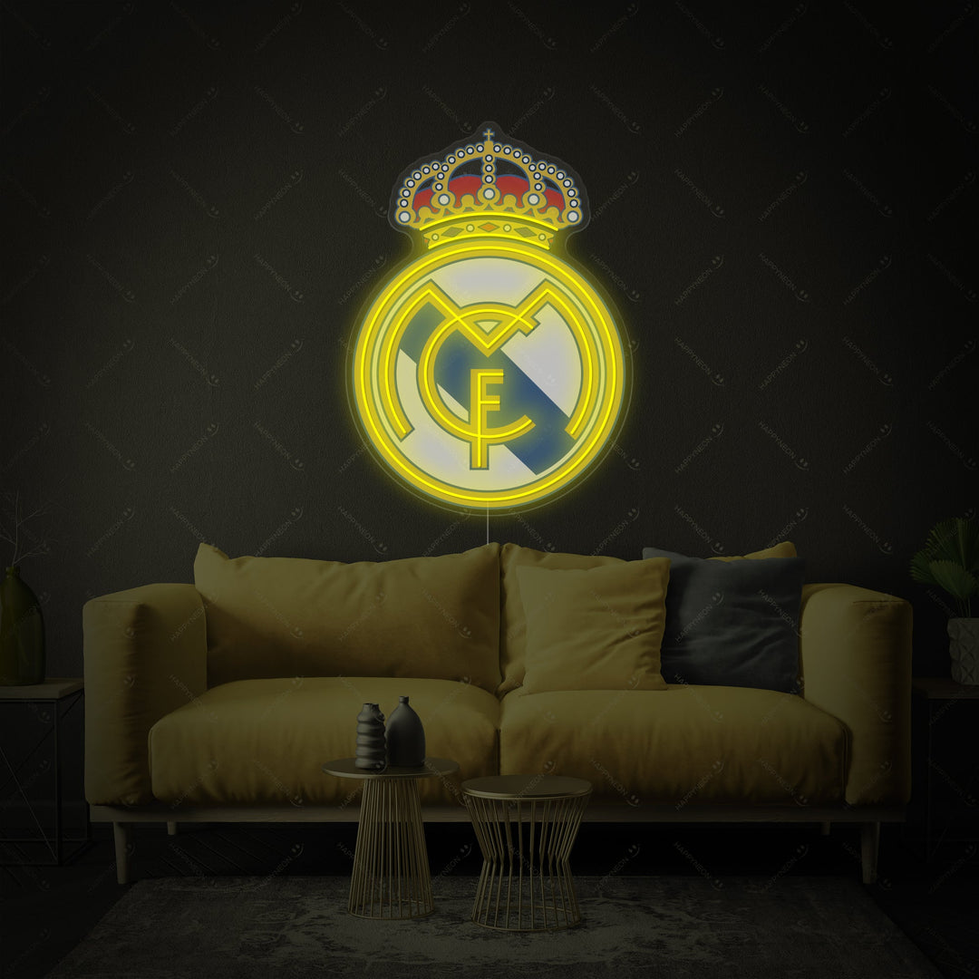 "Real Madrid logo" Neonkyltti